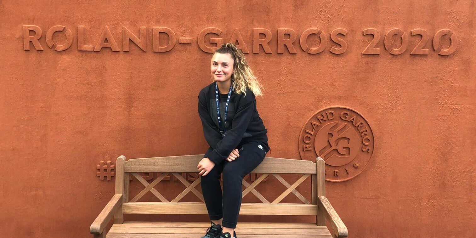Lisa Pigato al Roland Garros